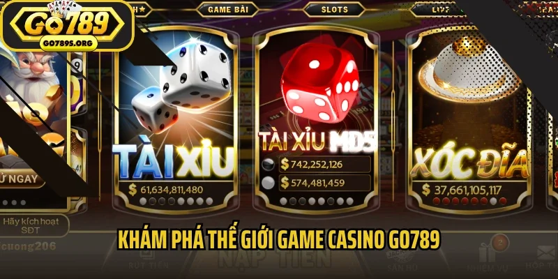 Khám phá thế giới game casino GO789 ngay tại nhà