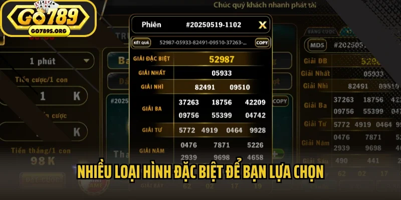 Nhiều loại hình đặc biệt để bạn lựa chọn